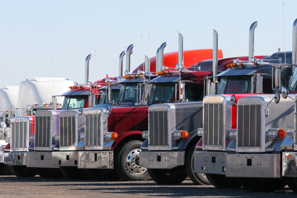 Modern Truck Lineup in Dealership Eagle Capital